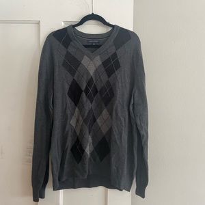 Banana Republic 100% merino wool checkered sweater
